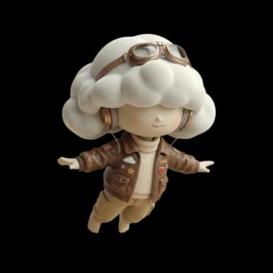 FlashReads mascot flying